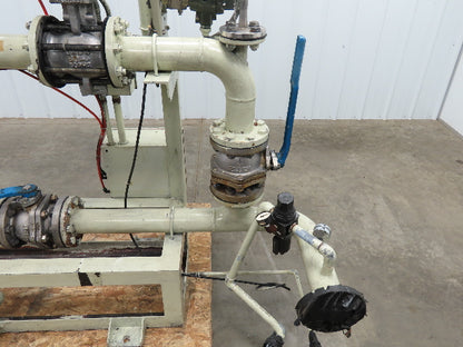 3" Flanged Pipe, Valve Control Station, Process Piping Bypass Valve