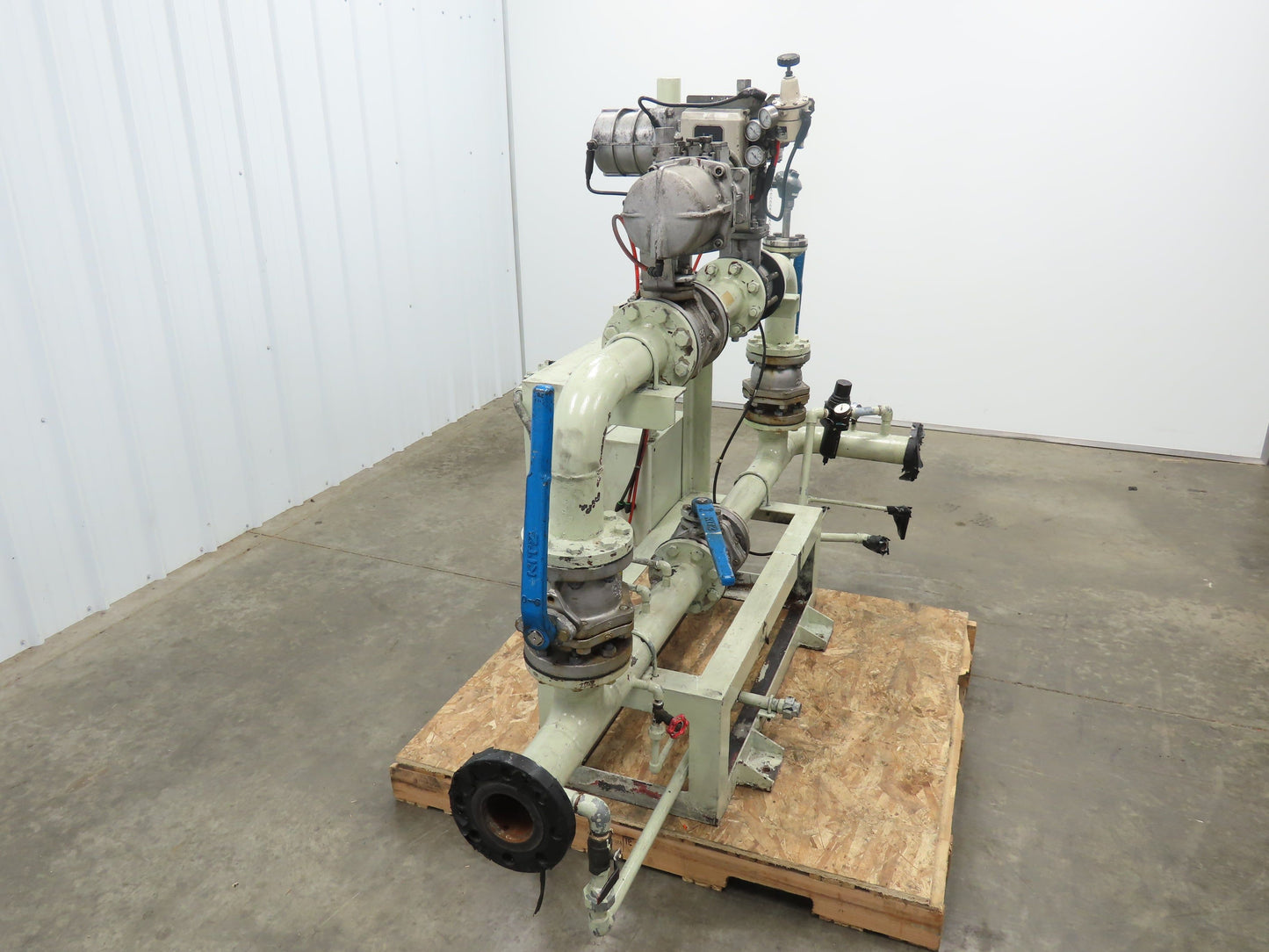 3" Flanged Pipe, Valve Control Station, Process Piping Bypass Valve