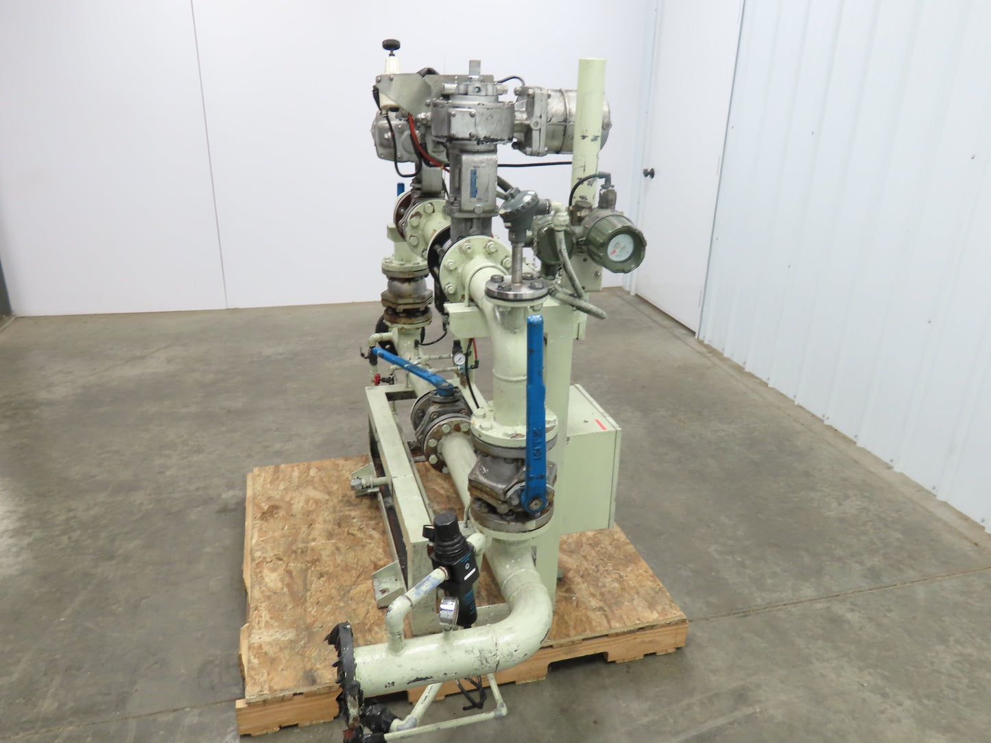 3" Flanged Pipe, Valve Control Station, Process Piping Bypass Valve