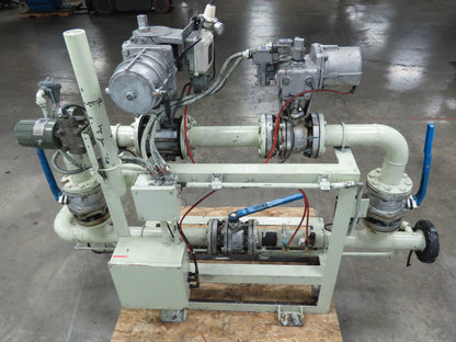 3" Flanged Pipe, Valve Control Station, Process Piping Bypass Valve