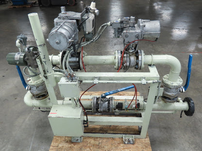 3" Flanged Pipe, Valve Control Station, Process Piping Bypass Valve