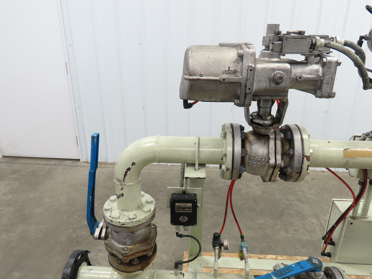 3" Flanged Pipe, Valve Control Station, Process Piping Bypass Valve