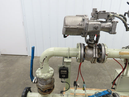 3" Flanged Pipe, Valve Control Station, Process Piping Bypass Valve