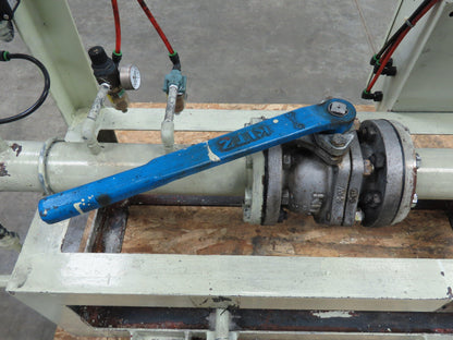 3" Flanged Pipe, Valve Control Station, Process Piping Bypass Valve