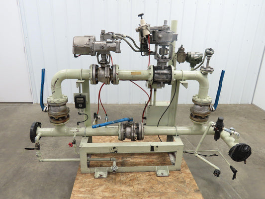 3" Flanged Pipe, Valve Control Station, Process Piping Bypass Valve