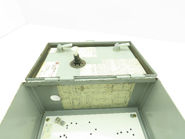 Cutler Hammer ECN0708CAA Pushbutton Motor Control Station Enclosure Box 12x12x6"