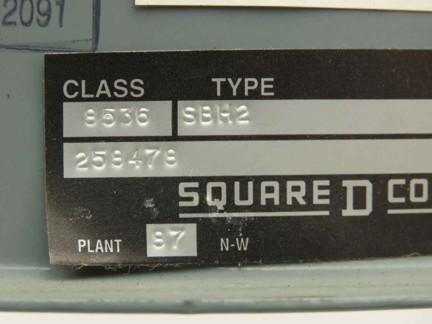 Square D Pushbutton Motor Control Station Enclosure Box 11x8x6"