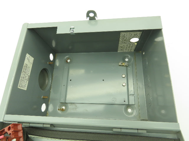 Square D Pushbutton Motor Control Station Enclosure Box 11x8x6"