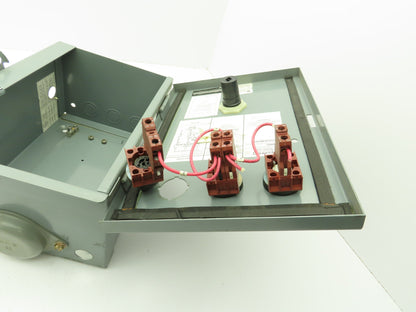 Square D Pushbutton Motor Control Station Enclosure Box 11x8x6"