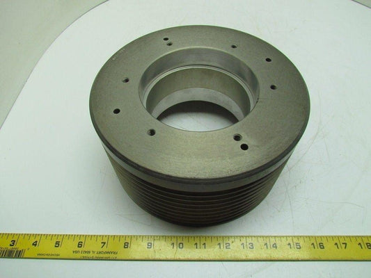 9-3V 900 9-Groove Pulley Sheave 3V V-Belt 9" OD 4.915" ID Machined Aluminum