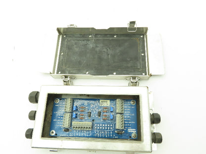 Avery AWT15-501063 Weigh-Tronix 4-Weigh Bar Summing Board Stainless Junction Box
