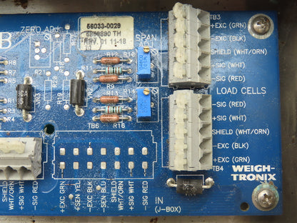Avery AWT15-501063 Weigh-Tronix 4-Weigh Bar Summing Board Stainless Junction Box