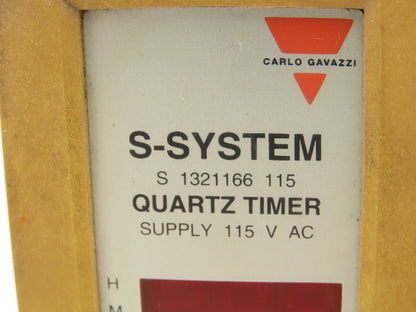 Carlo Gavazzi S-1321166-115 Programmable Quartz Timer 3-Digit LED 11-Pin 115V