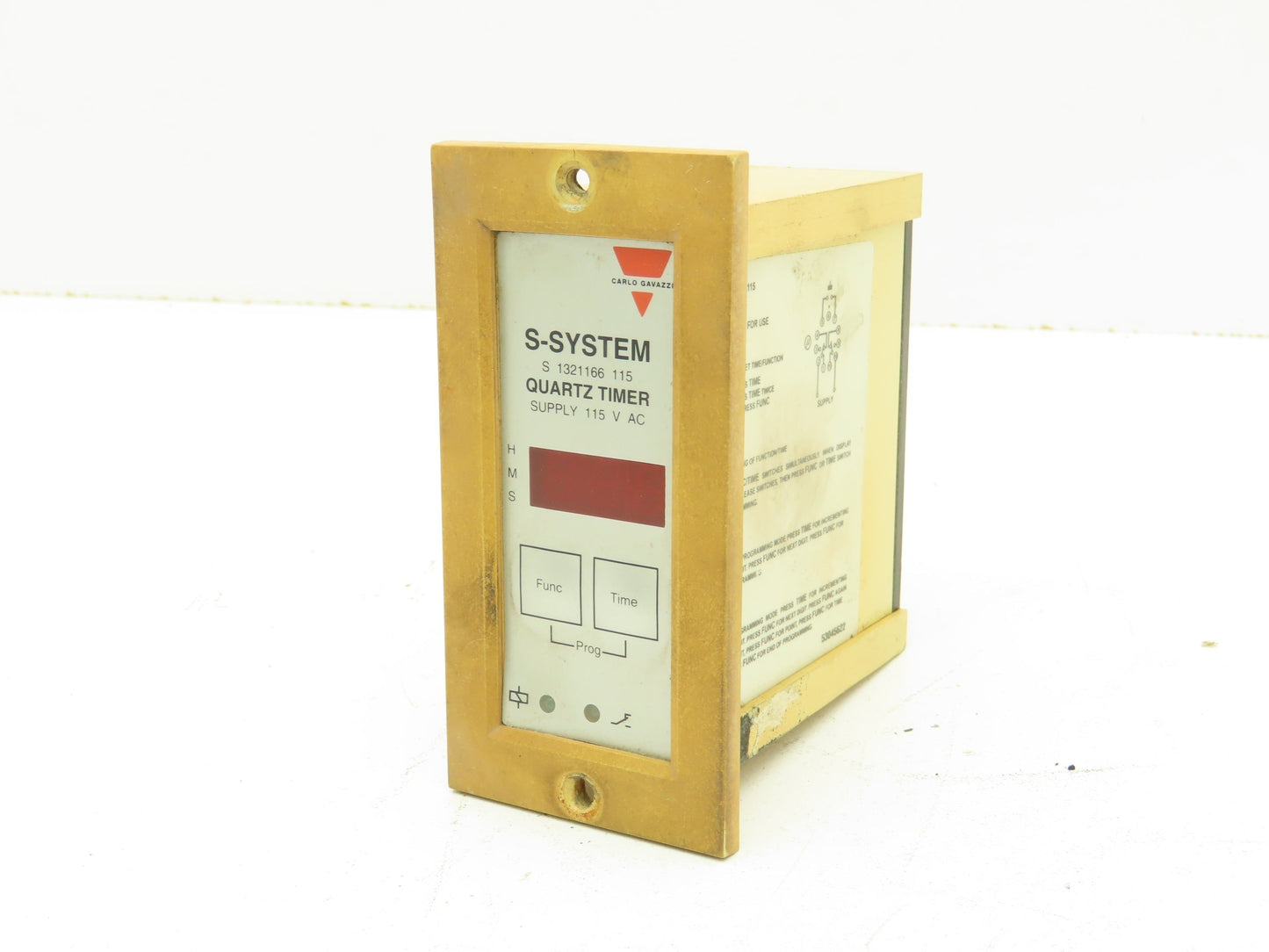Carlo Gavazzi S-1321166-115 Programmable Quartz Timer 3-Digit LED 11-Pin 115V