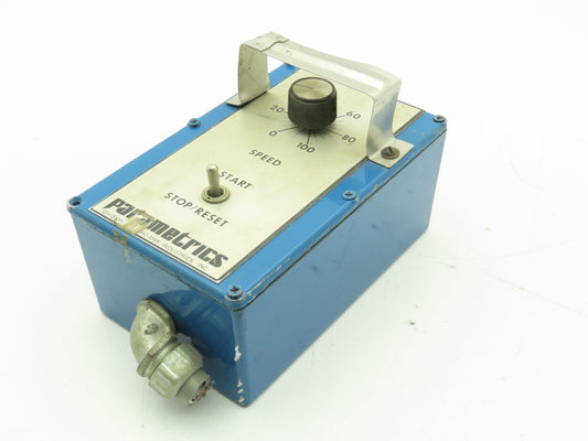 Parametrics 680001 Speed Control Operator Station Box 0-100 Start/Stop