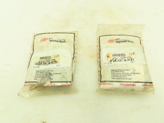 2 Ingersoll Rand 214-C-M Circuitry Valves 1/8"Ports, Straight Plunger Actuator