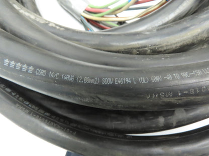 Southwire SOOW 14/14 Conductor Awg Portable Power Cable Flexible Black 600V 45'