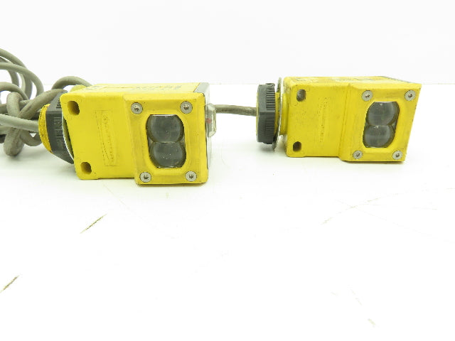 Banner Q45BB6DL Photoelectric Sensor Diffuse 1.8M 10-30VDC  Lot of 2