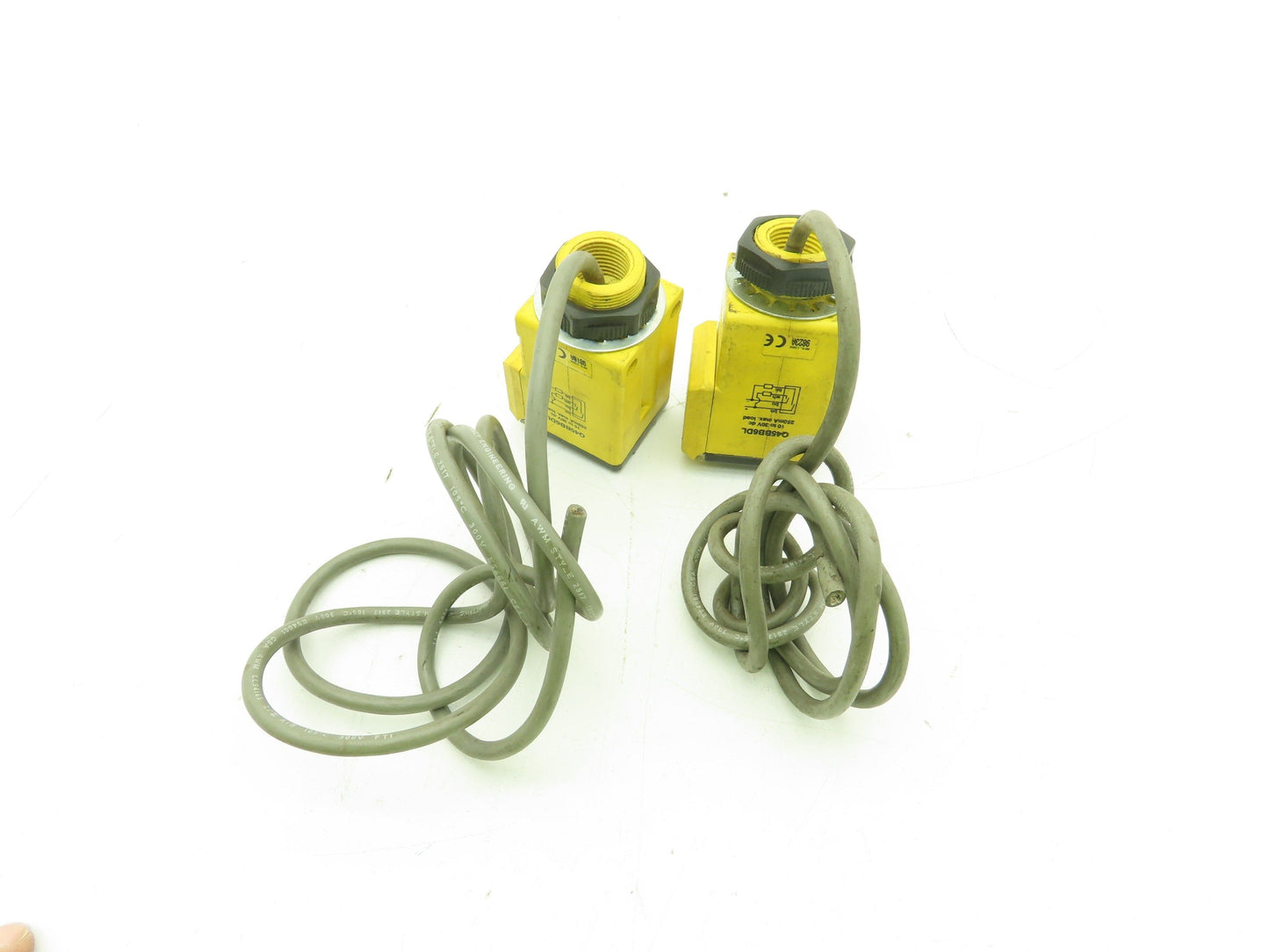 Banner Q45BB6DL Photoelectric Sensor Diffuse 1.8M 10-30VDC  Lot of 2