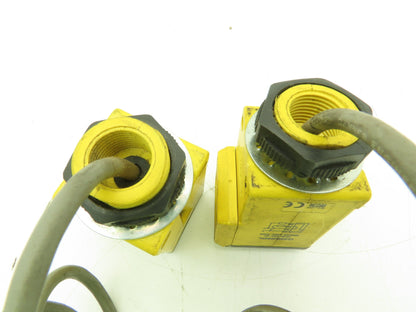 Banner Q45BB6DL Photoelectric Sensor Diffuse 1.8M 10-30VDC  Lot of 2