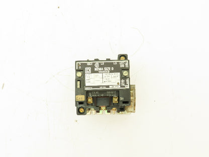 Square D 8502SB02 Motor Starter Contactor Size 0 120V Ser A 120V Coil Lot of 4