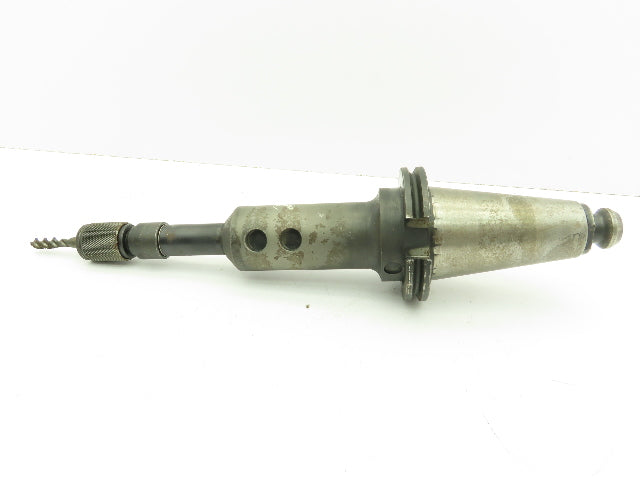 CAT 50 CNC Milling Tool Holder 5.8" Ext Projection w/ Valenite 9/16" Tap 31