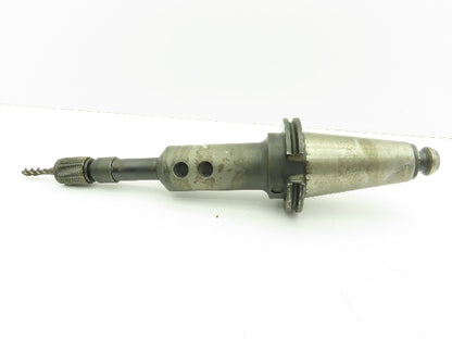 CAT 50 CNC Milling Tool Holder 5.8" Ext Projection w/ Valenite 9/16" Tap 31