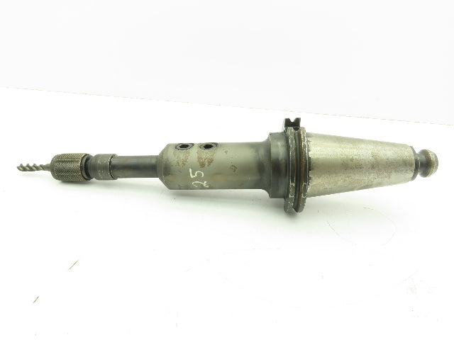 CAT 50 CNC Milling Tool Holder 5.8" Ext Projection w/ Valenite 9/16" Tap 31