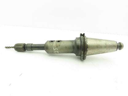 CAT 50 CNC Milling Tool Holder 5.8" Ext Projection w/ Valenite 9/16" Tap 31