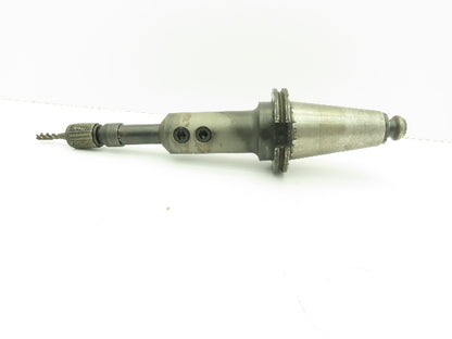 CAT 50 CNC Milling Tool Holder 5.8" Ext Projection w/ Valenite 9/16" Tap 31