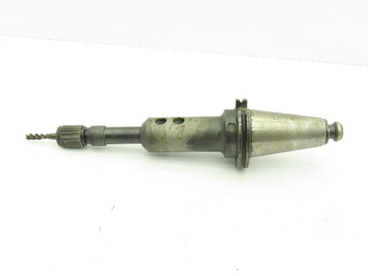 CAT 50 CNC Milling Tool Holder 5.8" Ext Projection w/ Valenite 9/16" Tap 31