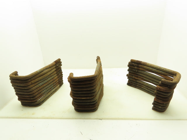 Crane Rail Bolts 11/16" Rod 3/4"-10 Threaded 10" Long 3 1/2" Hook Lot of 34
