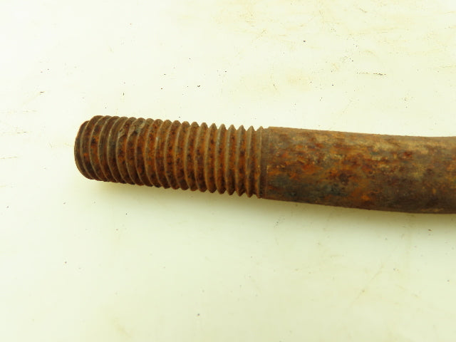 Crane Rail Bolts 11/16" Rod 3/4"-10 Threaded 8" Long 3" Hook Lot of 20
