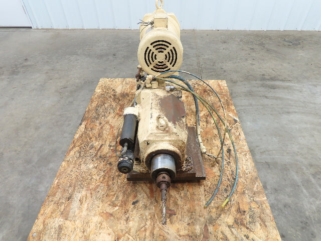 Racine Sugino Corp Drill Unit 3 Ph 230/460V 3 HP 1200RPM Horizonal Boring Mill
