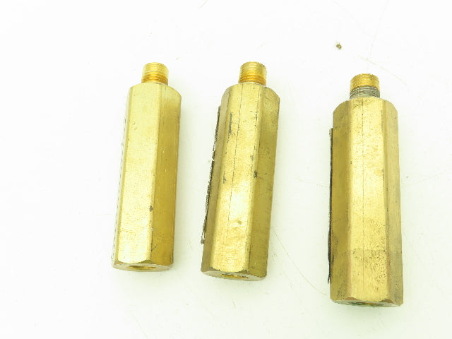 CONCOA 502-2011 Brass Purge Valve Left Side Inlet 1/4" NPT  Lot of 3