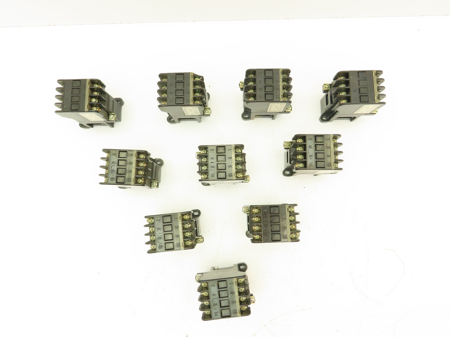 Fuji Electric SRCA50-3 Auxiliary Relay Contactor 110V Coil 4 Pole Lot of 10