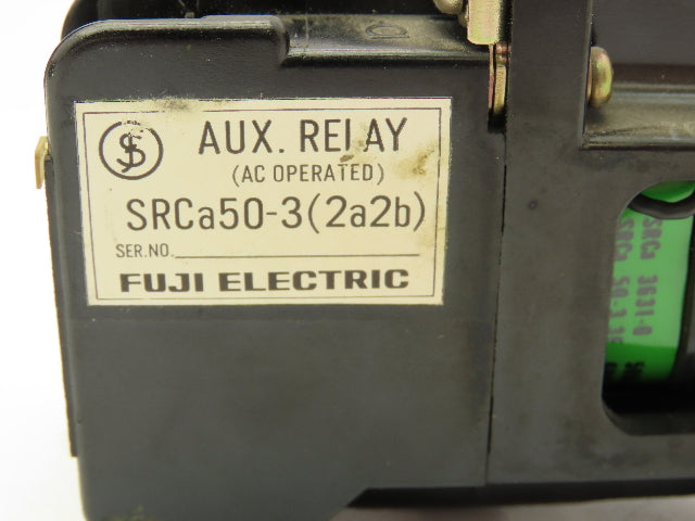 Fuji Electric SRCA50-3 Auxiliary Relay Contactor 110V Coil 4 Pole Lot of 10