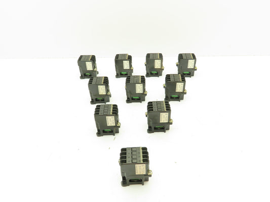 Fuji Electric SRCA50-3 Auxiliary Relay Contactor 110V Coil 4 Pole Lot of 10