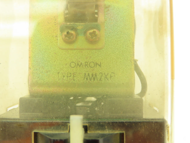 Omron MM2KA Relay DPDT 100V Set Coil Reset Coil