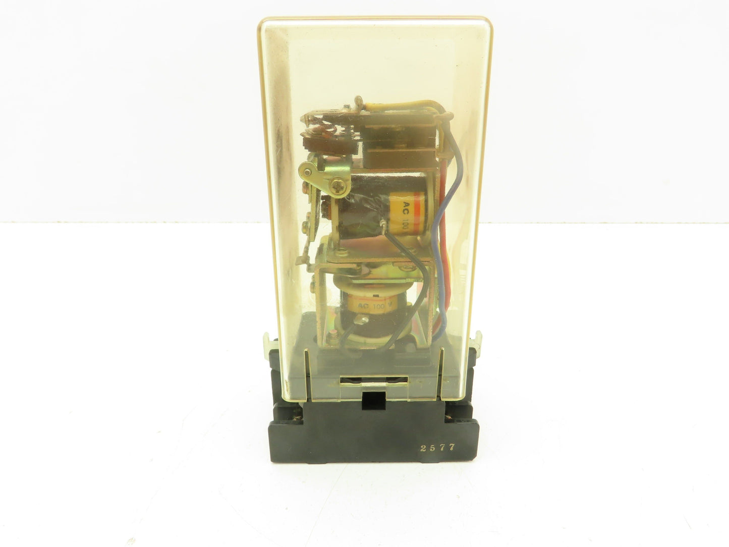 Omron MM2KA Relay DPDT 100V Set Coil Reset Coil