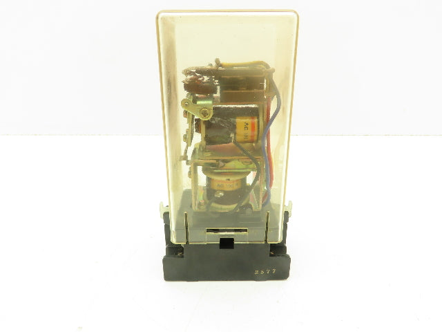 Omron MM2KA Relay DPDT 100V Set Coil Reset Coil