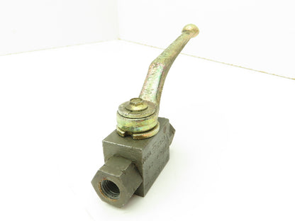 MHA Stauf Ball Valve Flow Control 7250 PSI Hydraulic 1/4" NPT Lot of 4