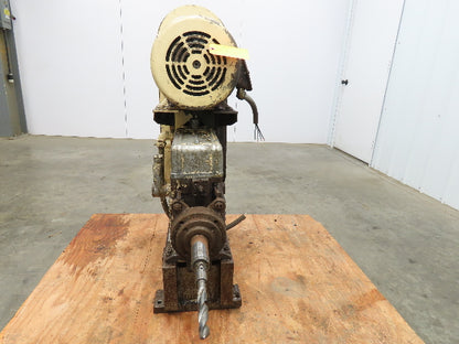 Racine Bosch Drill Unit 3 Ph 230/460V 3 HP 500RPM Horizonal Boring Mill