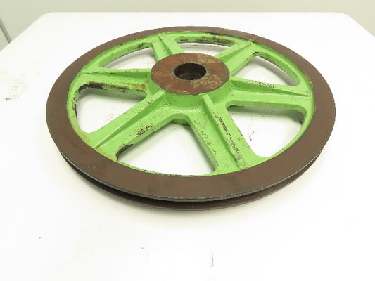 Heavy Duty Vintage Steel Pulley Sheave 5V, C Size  V-Belt 2-3/4" Bore 23-3/4" OD