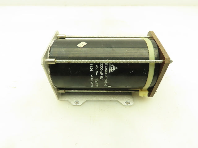 S + M B43564-S5338-M2 Electrolytic Screw Terminal Capacitor 3300uF 450V Lot of 2