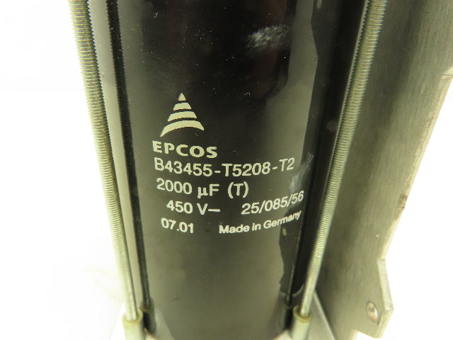 Epcos B43455-T5208-T2 Electrolytic Screw Terminal Capacitor 3300uF 450V Lot of 2