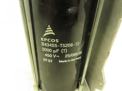 Epcos B43455-T5208-T2 Electrolytic Screw Terminal Capacitor 3300uF 450V Lot of 2