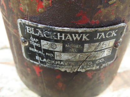 Blackhawk P-80 Pipe Bender One Shot Steel Hydraulic Hand Pump Not Complete
