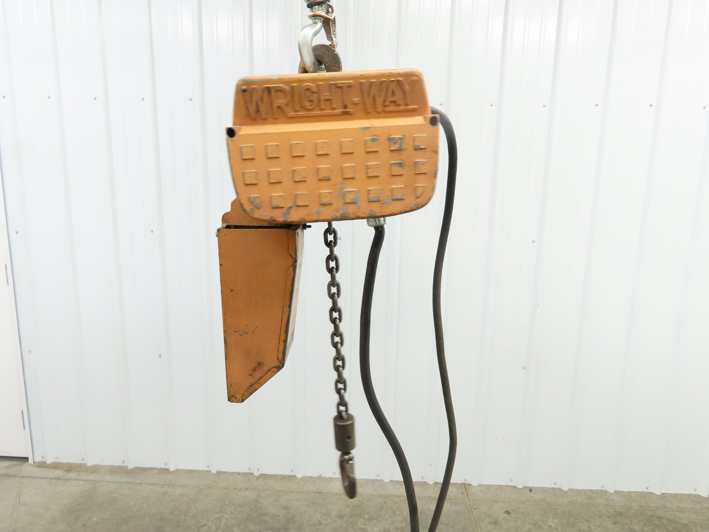 Acco Wright Way Electric Chain Hoist 1000 LB 1/2 Ton 16 FPM 1/2 HP 440V 13' Lift