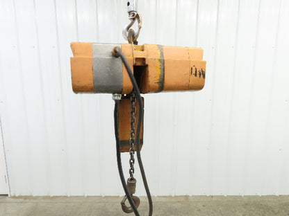 Acco Wright Way Electric Chain Hoist 1000 LB 1/2 Ton 16 FPM 1/2 HP 440V 13' Lift